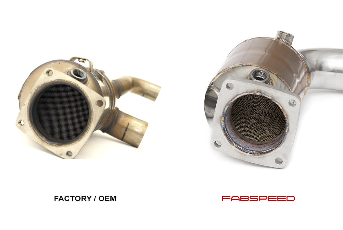 Fabspeed Porsche 991.2 Carrera Sport Catalytic Converters for Standard Exhaust product image 9
