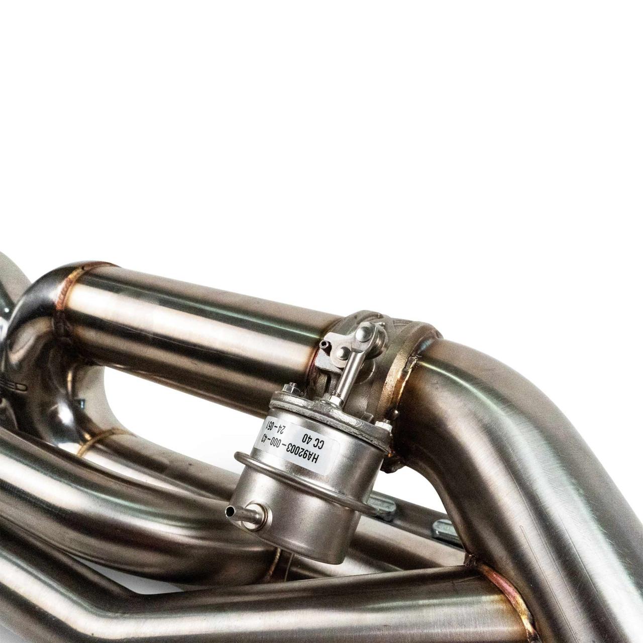 Fabspeed Porsche 991.2 Carrera Standard Exhaust Valved Center Muffler Bypass X Pipe product image 4