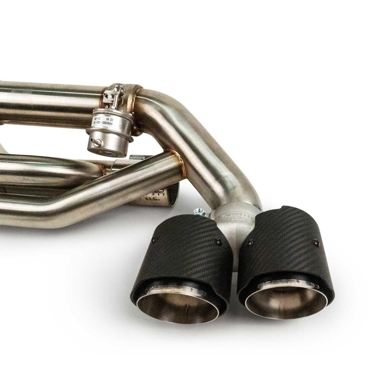 Fabspeed Porsche 991.2 Carrera Standard Exhaust Valved Center Muffler Bypass X Pipe product image 5