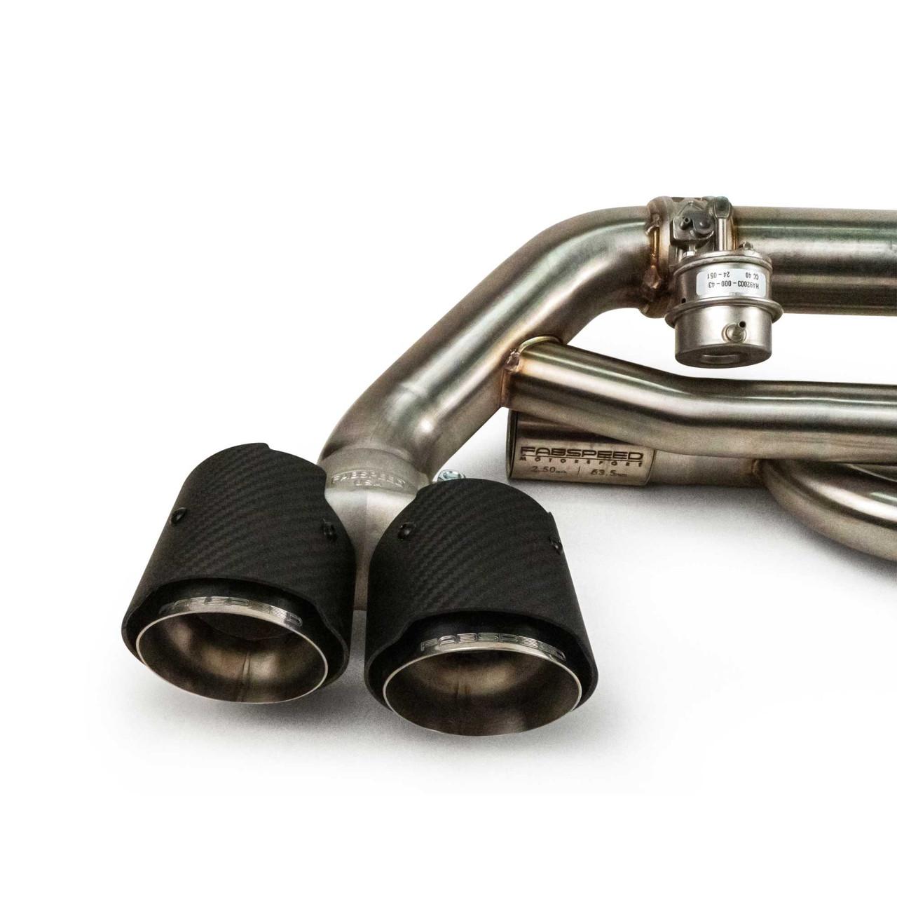 Fabspeed Porsche 991.2 Carrera Standard Exhaust Valved Center Muffler Bypass X Pipe product image 6