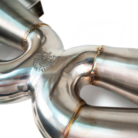 Fabspeed Porsche 992.2 Turbo S Sport Cat Megaphone X-Pipe - image 6