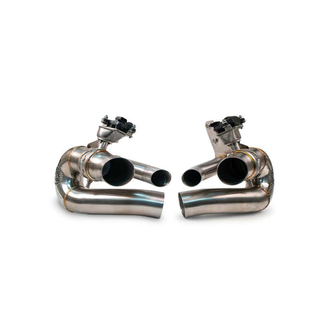 Fabspeed Porsche 992.2 Turbo S Valved Side Muffler Bypasses - image 1