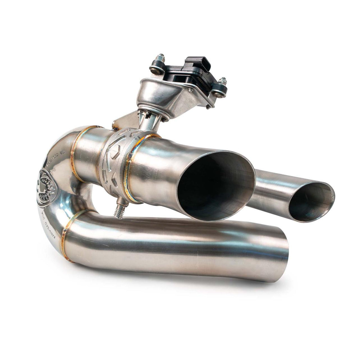 Fabspeed Porsche 992.2 Turbo S Valved Side Muffler Bypasses - image 2