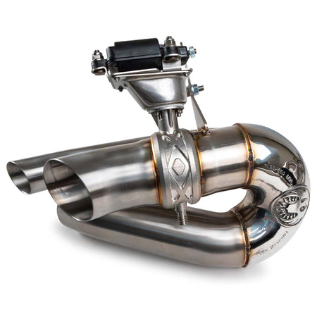Fabspeed Porsche 992.2 Turbo S Valved Side Muffler Bypasses - image 4