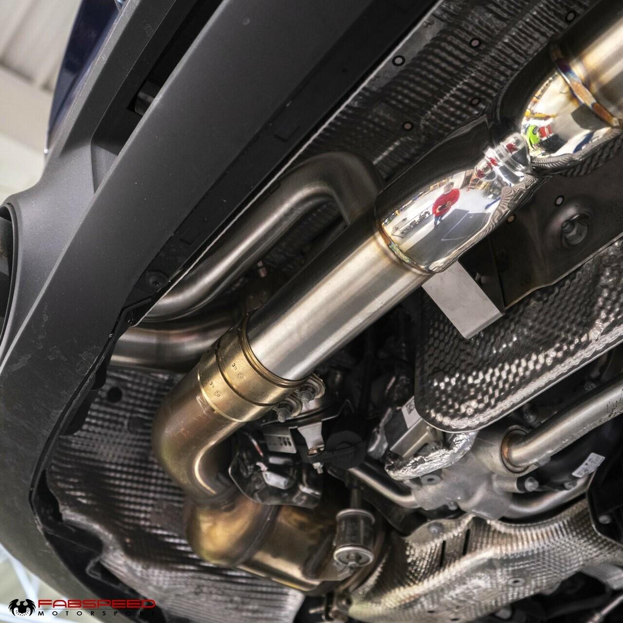 Fabspeed Porsche 992 Turbo Valved Maxflo Exhaust System product image 11