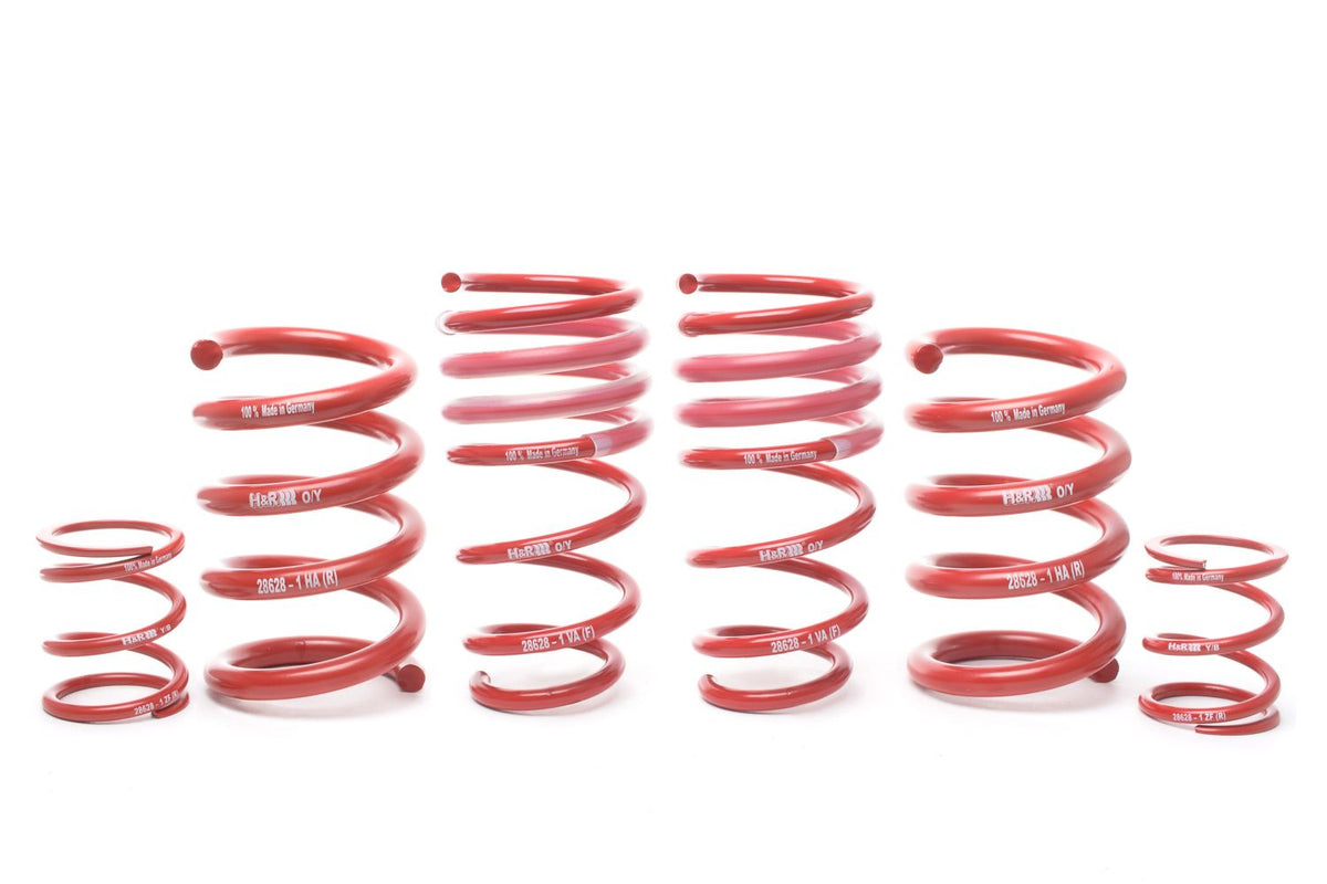 H&R 28628-1 Sport Spring kit for Porsche 911 992 Turbo and Turbo S with PASM Sport and front axle lift