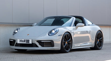 Porsche 911 Targa 992 with H&R 28652-2 Sport Springs