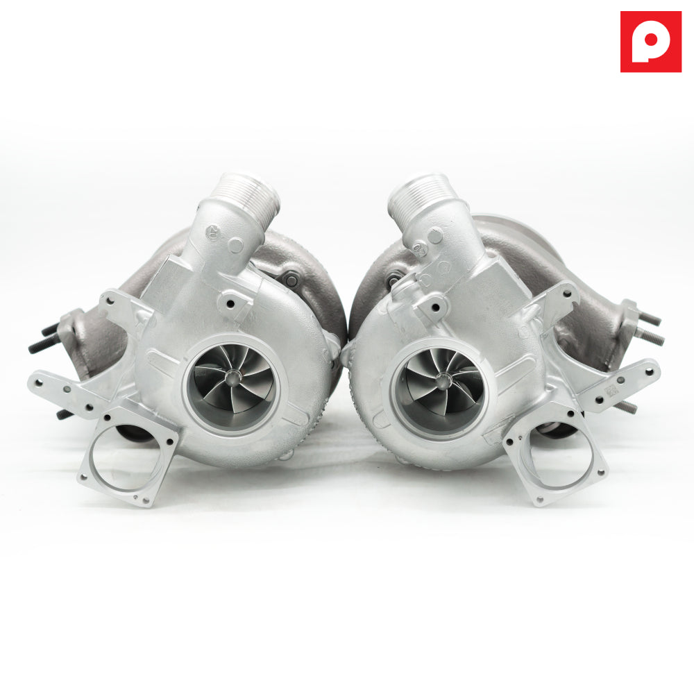Pure1000 turbocharger upgrade for Porsche 911 992 Turbo S — view 1