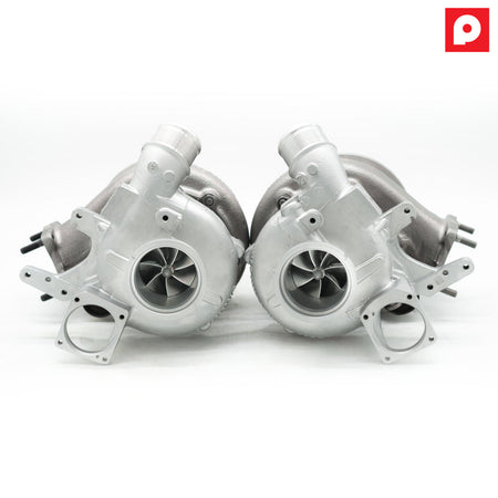 Pure1000 turbocharger upgrade for Porsche 911 992 Turbo S — view 1