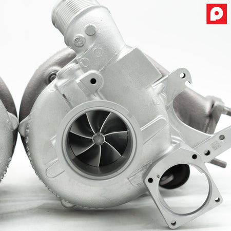Pure1000 turbocharger upgrade for Porsche 911 992 Turbo S — view 2