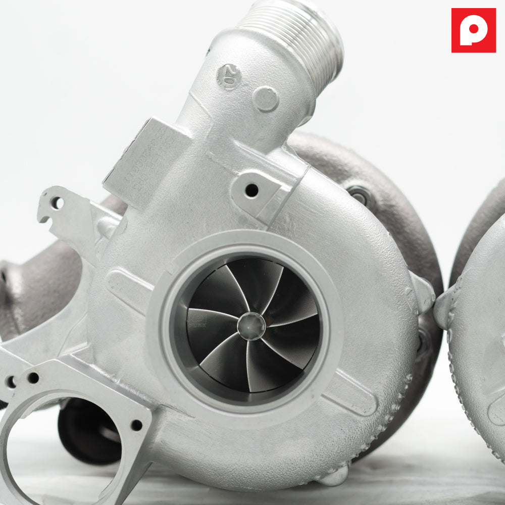 Pure1000 turbocharger upgrade for Porsche 911 992 Turbo S — view 3