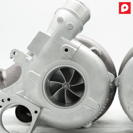 Pure1000 turbocharger upgrade for Porsche 911 992 Turbo S — view 3