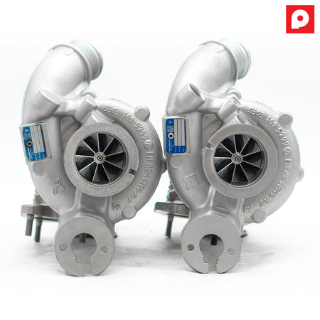 Pure800 turbocharger upgrade for Porsche 911 991.2 Carrera 3.0L — view 1