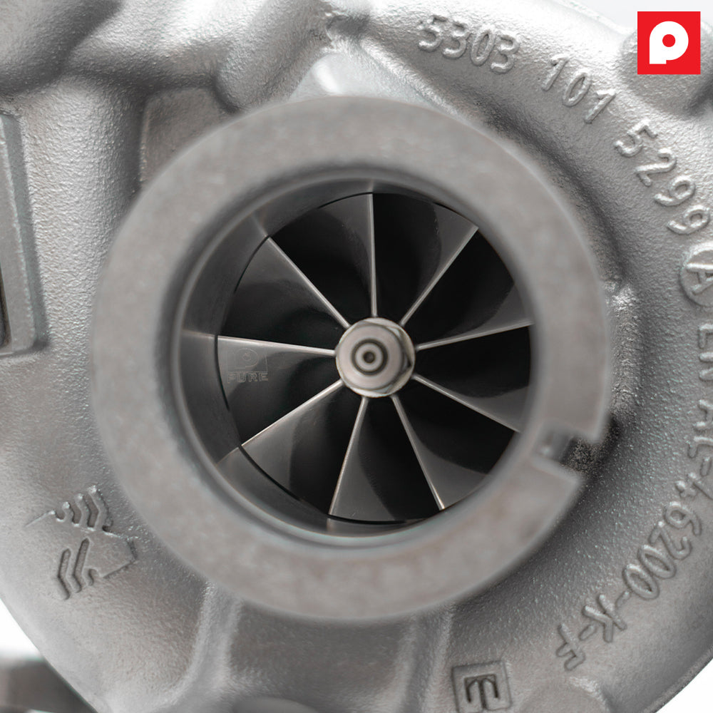Pure800 turbocharger upgrade for Porsche 911 991.2 Carrera 3.0L — view 2