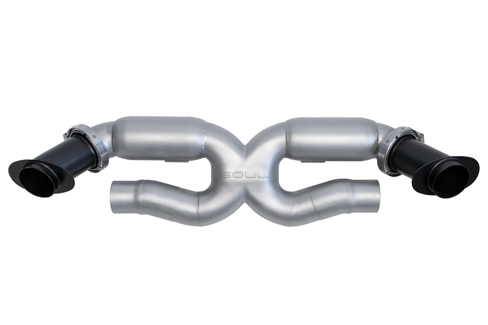 SOUL POR.992.XP X-pipe exhaust system for Porsche 911 Carrera 992.1