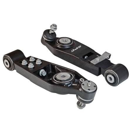 SPC Performance 72610 adjustable Porsche camber arm pair, complete product view