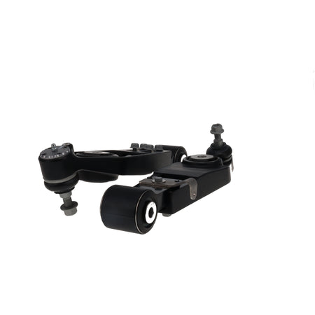 SPC 72610 Porsche camber arms showing bushings, ball joints and adjustment hardware