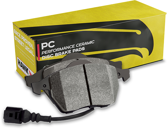 Porsche 992 911 Carrera S / Carrera 4S - Hawk Performance Ceramic Rear Brake Pad Set (Low Dust)