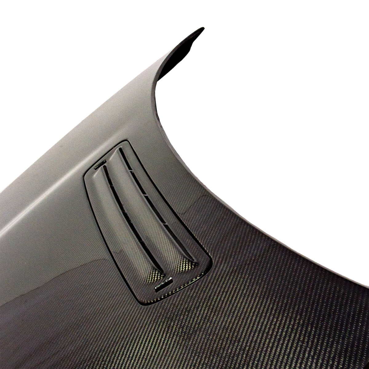 Suvneer E46 M3 GTR-designed carbon-fiber hood second angle