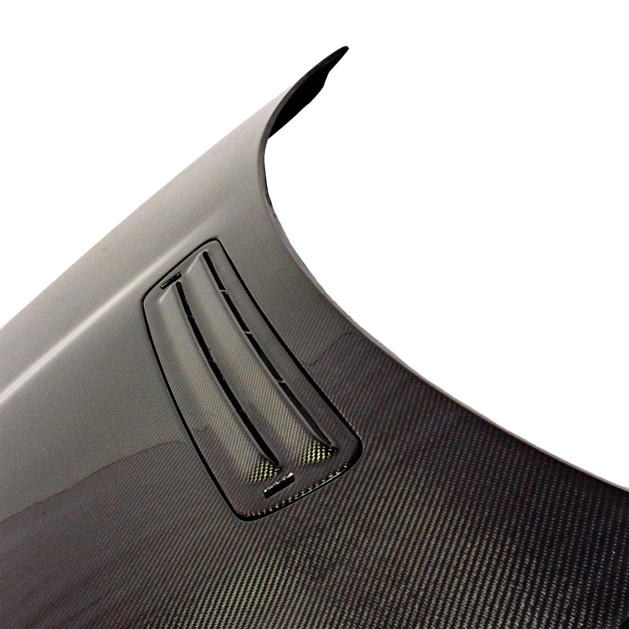 Suvneer E46 M3 GTR-designed carbon-fiber hood second angle