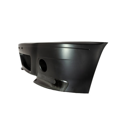Side view of the Suvneer polypropylene CSL style bumper for the 2001 to 2006 BMW E46 M3