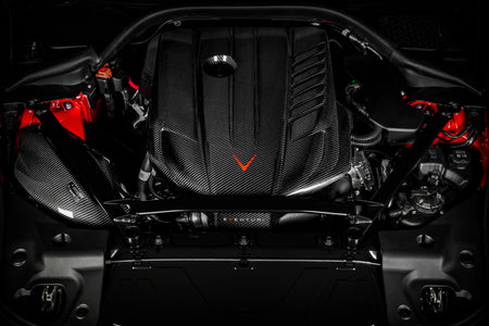 Eventuri Toyota Supra MK5 engine bay view 4