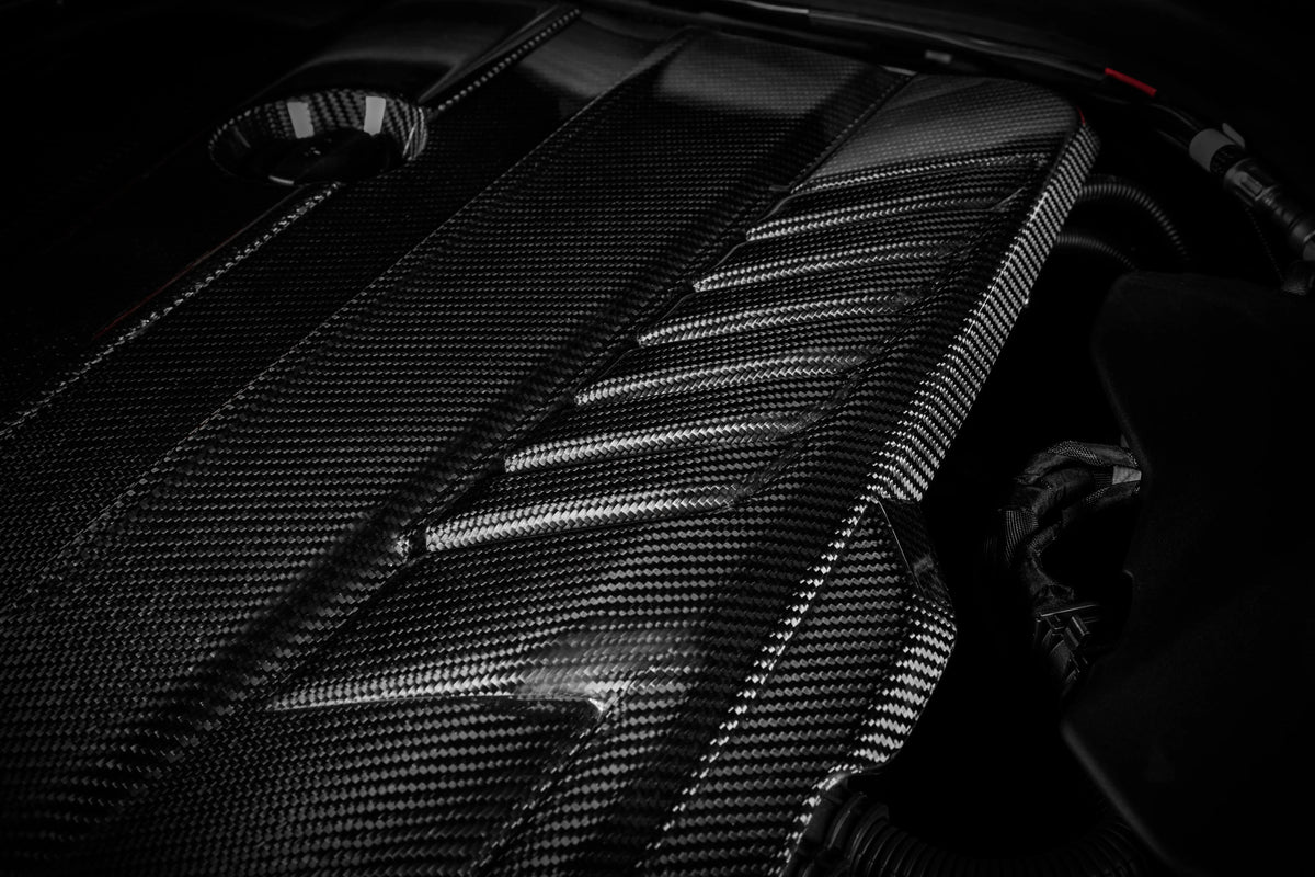 Eventuri Toyota Supra MK5 engine bay view 6