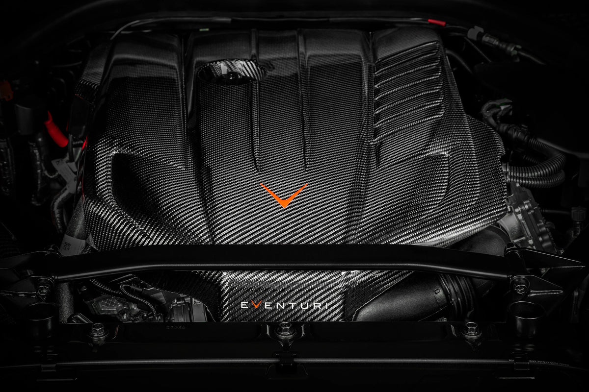Eventuri Toyota Supra MK5 engine bay view 8