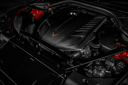 Eventuri Toyota Supra MK5 engine bay view 12