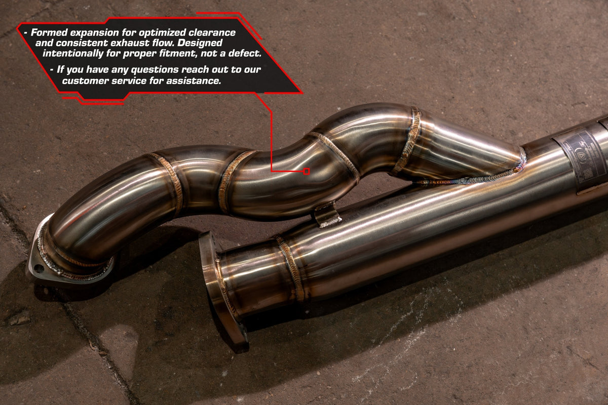 Valvetronic G8X valved axleback detail