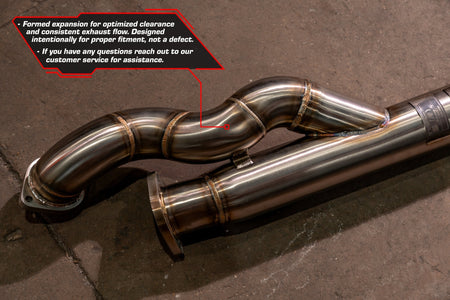 Valvetronic G8X valved axleback detail