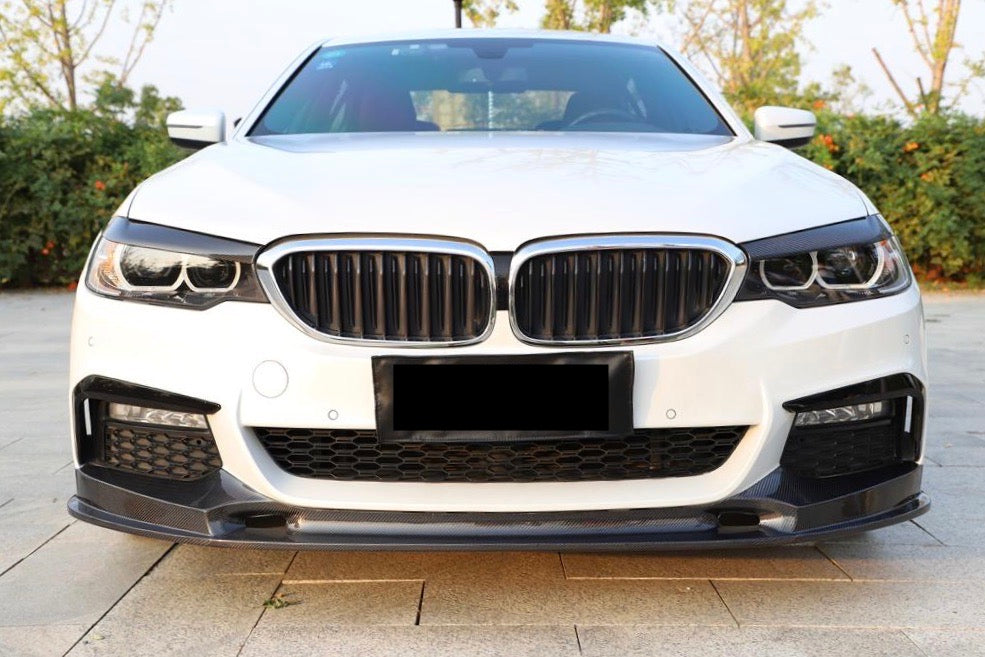 BMW G30 M Sport Carbon Fiber Front Lip - V2 – EuroCustomsPR