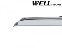 WellVisors Window Deflectors for Hyundai Elantra Sedan 2017+ with Black trim