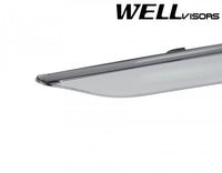 WellVisors Side Window Deflectors Toyota C-HR 2018 with Black Trim