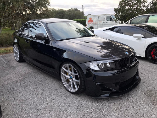 BMW E82 1 Series Carbon Fiber Front Splitter for 1M Replica Bumper