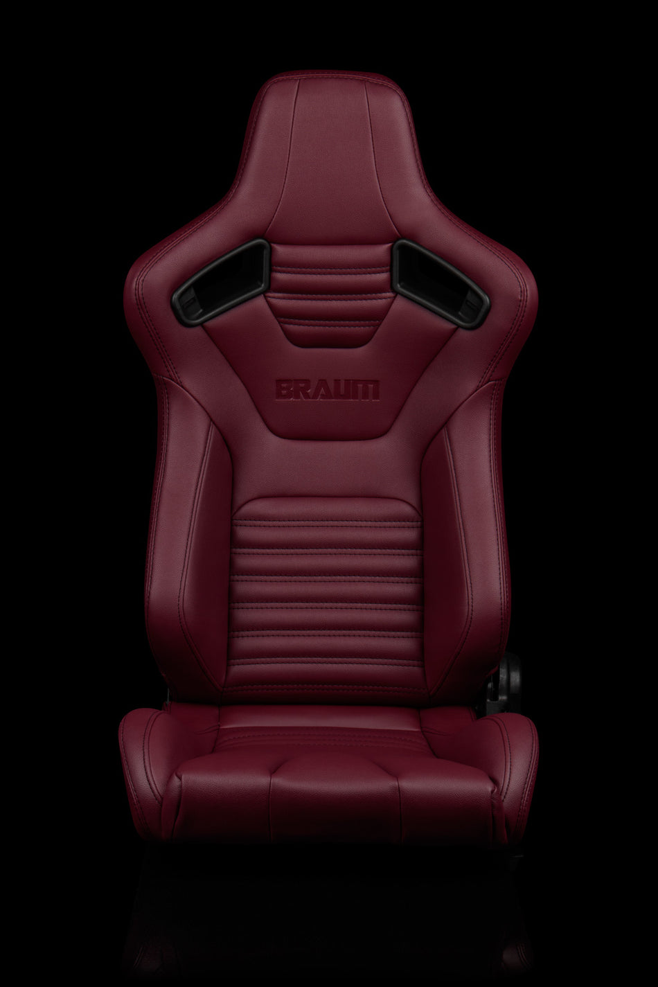 ELITE-X SERIES RACING SEATS (MAROON LEATHERETTE) – PAIR