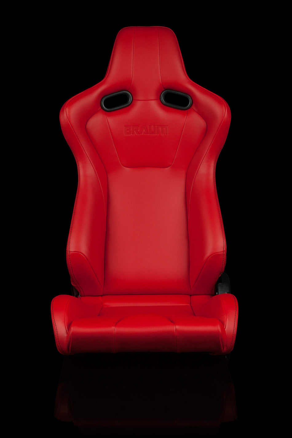 VENOM SERIES RACING SEATS (RED LEATHERETTE) – PAIR