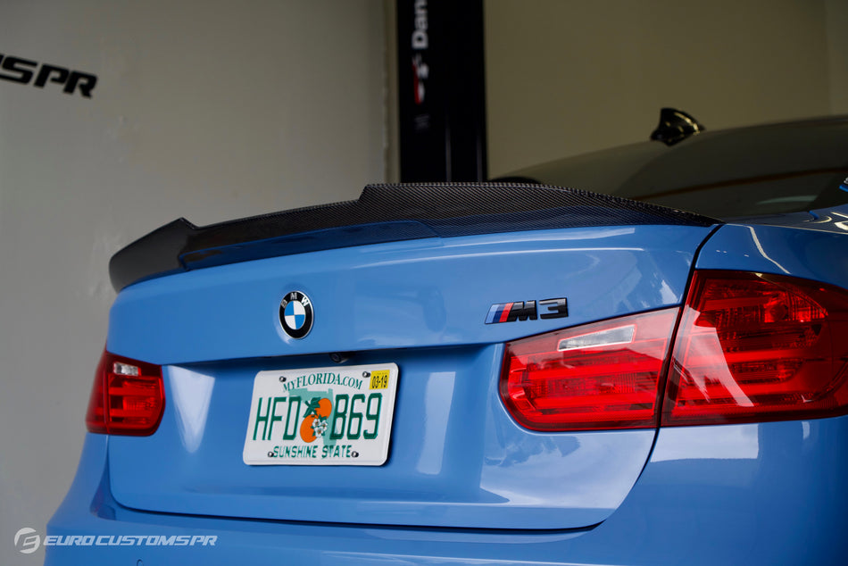 BMW M3 F80 / F30 - ECPR "High Kick" Carbon Fiber Trunk Spoiler