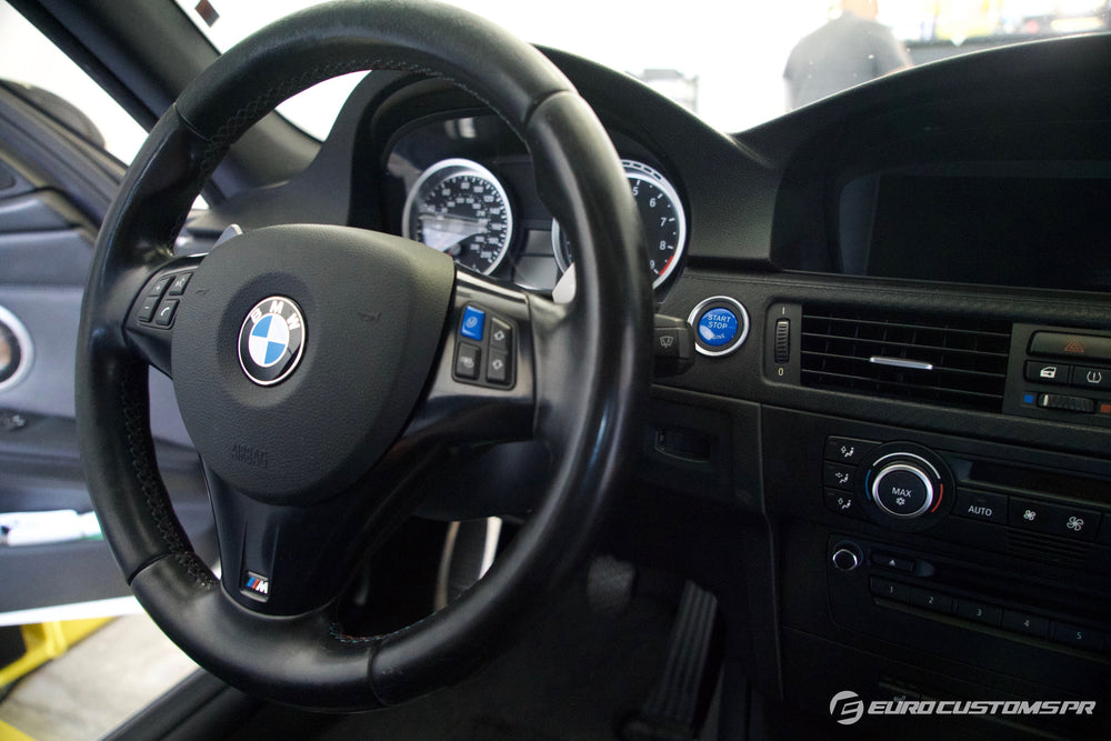BMW E9x M3 Blue M Steering Wheel Button