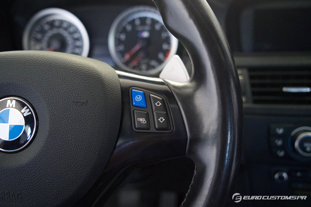 BMW E9x M3 Blue M Steering Wheel Button