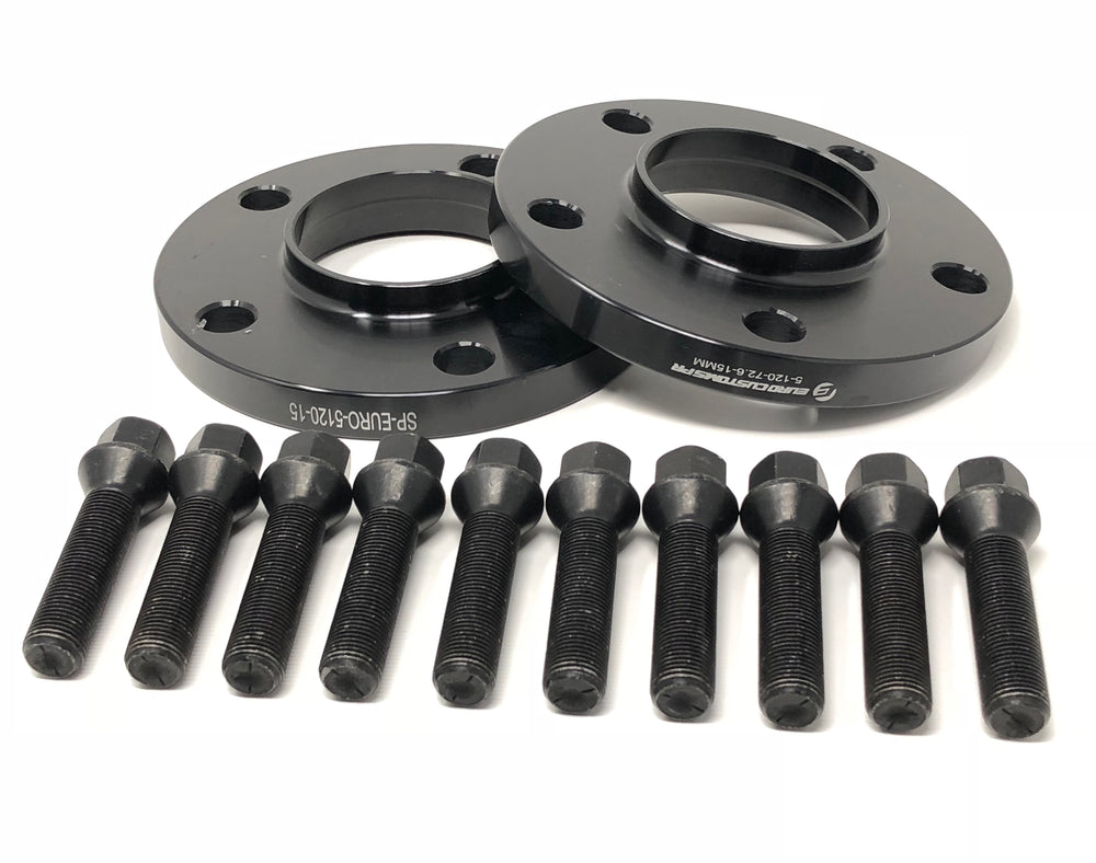 ECPR - 15mm Wheel Spacers with 14x1.25 Extended Bolts