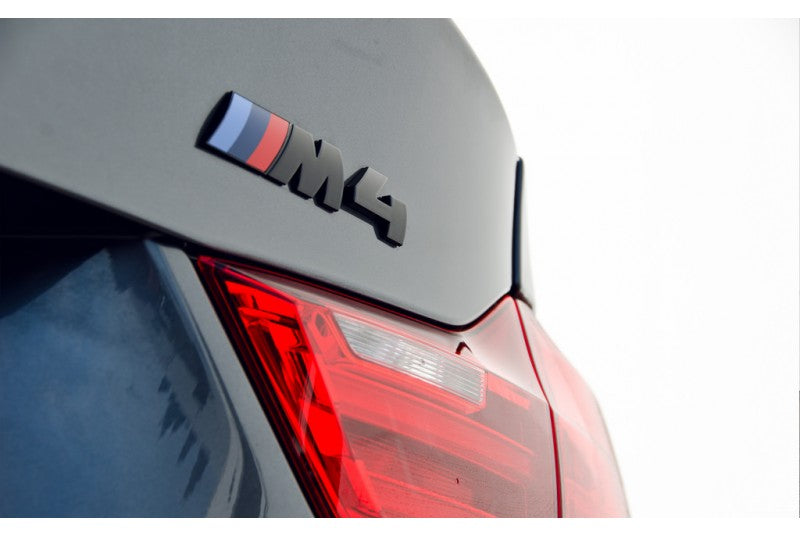 BMW M4 Black Competition Package Trunk Emblem