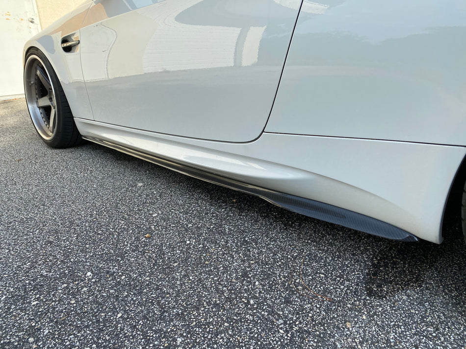 V1 Carbon Fiber Side Skirts Extension for BMW E92 E93 M3
