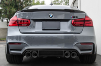 BMW F30/F80 M4 Style Carbon Fiber Trunk Spoiler
