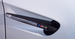 BMW E9X M3 Carbon Fiber Fender Grilles