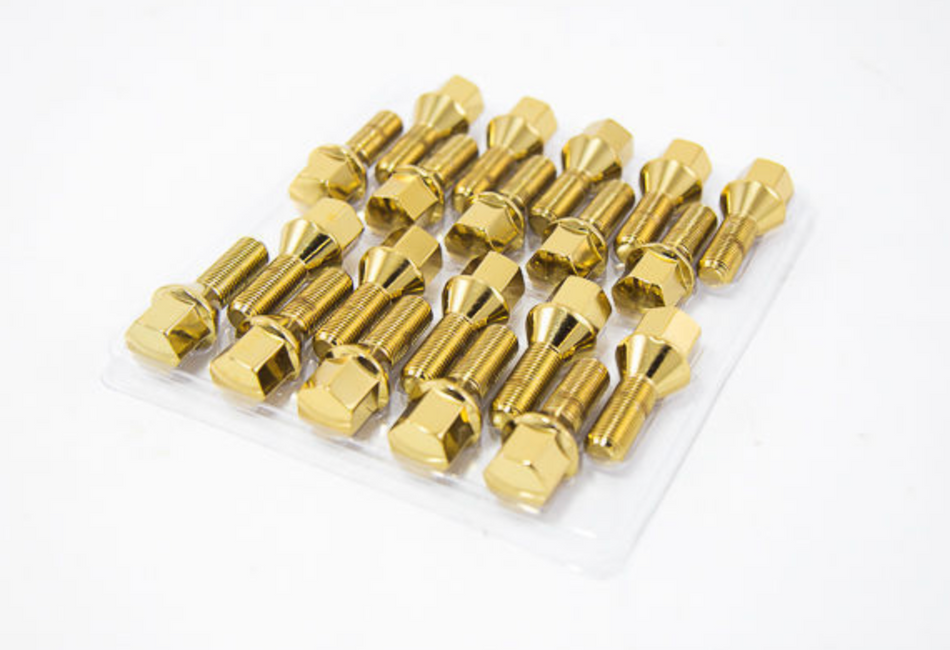 Lug Bolts 20PC 14X1.25 Gold