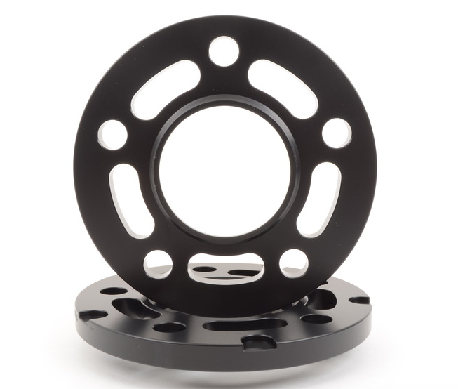 12.5mm Big Pad Wheel Spacers - Black (Pair)