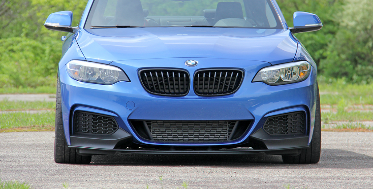 Bmw f22 m top performance front splitter