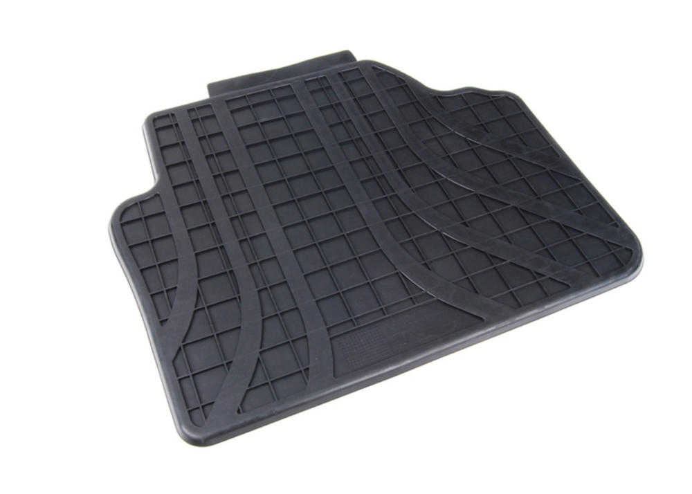 BMW E90 OEM Rubber Floor Mats Front and Rear Black EuroCustomsPR