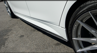 BMW F30 - Carbon Fiber Side Skirt Extentions